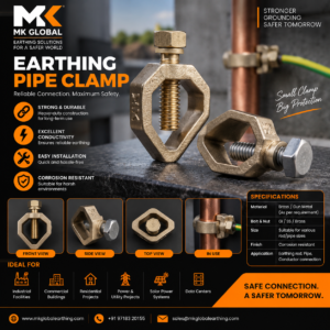 Heavy-Duty Earthing Pipe Clamp